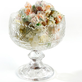 Быстрый классический салат оливье