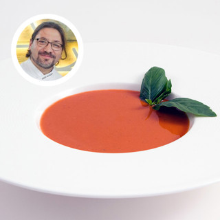 Гаспачо с клубникой