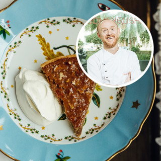 Хрустящий тарт с орехами пекан 