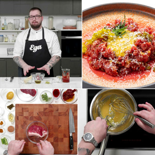 Идеальный тартар из говядины