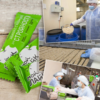 Как делают фабричные батончики-мюсли