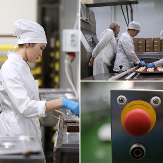 Как делают фабричные крендели