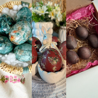 Как покрасить пасхальные яйца красиво