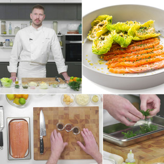 Как приготовить «Мимозу» с лососем и яичным кремом