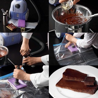 Как сделать пористый шоколад с помощью пылесоса