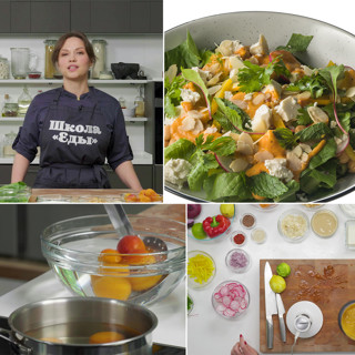 Летние салаты из овощей