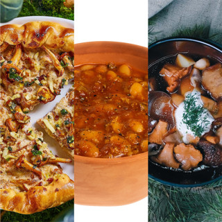 Пять простых рецептов с грибами