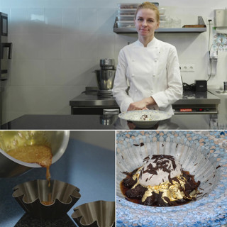 Шоколадный десерт бонет