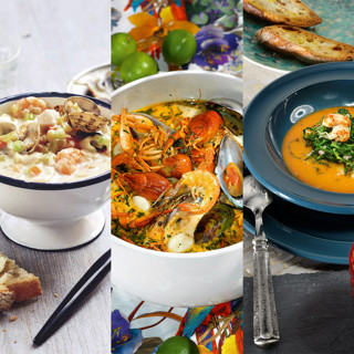 Супы с креветками