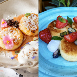 Сырники кокосовые и миндальные