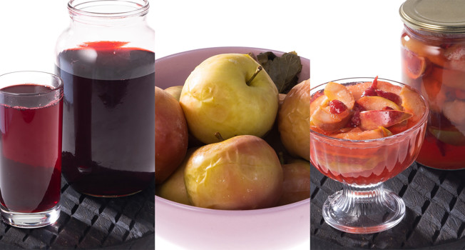 3 домашние заготовки из яблок фото