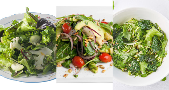 Большие зеленые салаты фото