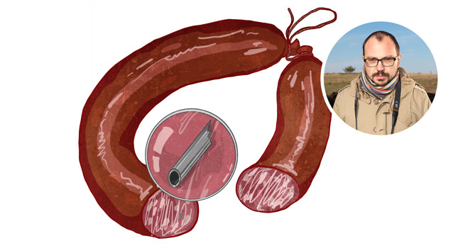 Что бы вы сделали, если бы нашли в колбасе иглу? фото