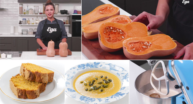 Что приготовить из тыквы прямо сейчас? Суп и кекс! фото