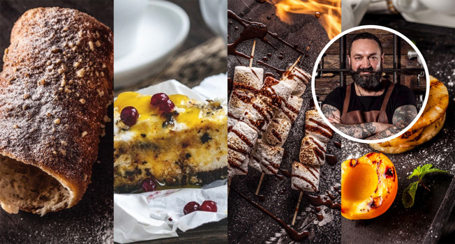 Десерты на гриле фото