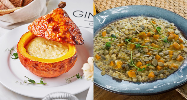 Два ризотто с тыквой фото