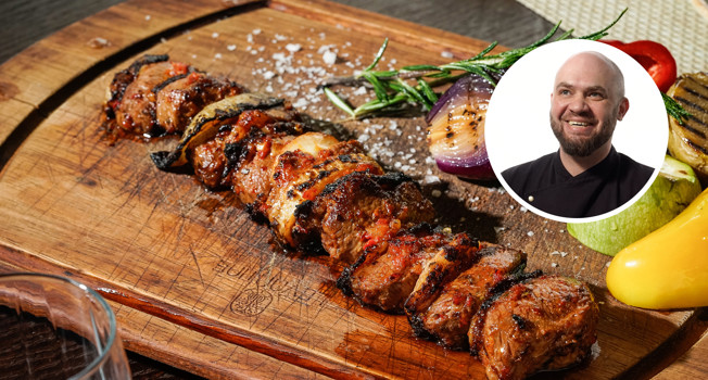 Эталонный шашлык из баранины  фото