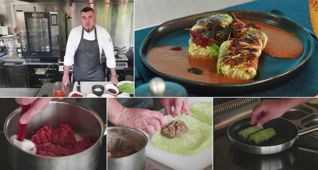 Голубцы в греческом стиле фото