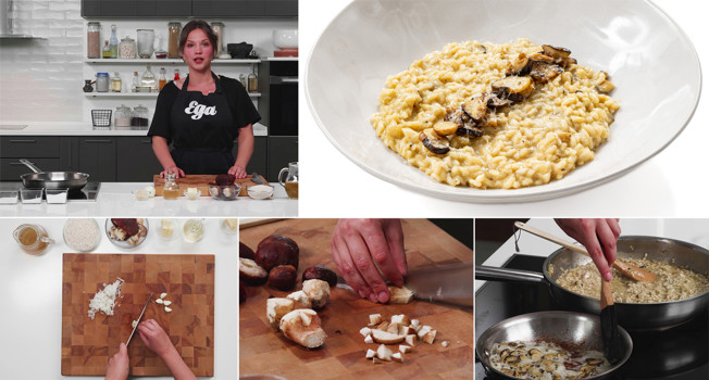 Готовим ризотто с грибами, как в Италии фото