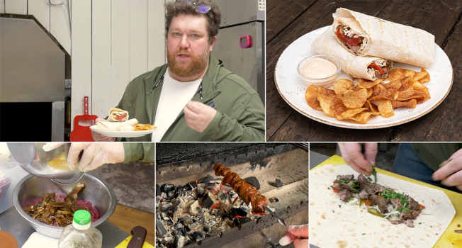 Иерусалимская шаверма с бараниной фото