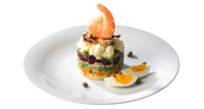 Итальянский оливье — салат каппон-магро фото