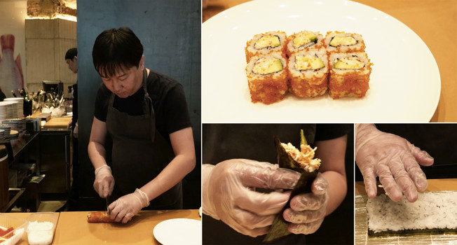 Как делать японские роллы фото