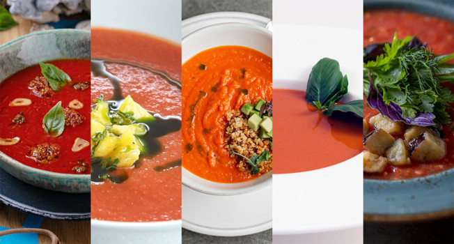 Как готовят томатный суп в ресторанах фото