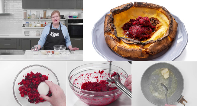 Как приготовить блинчики Dutch Baby фото