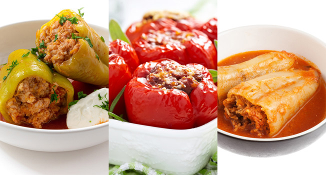 Как приготовить фаршированные перцы фото