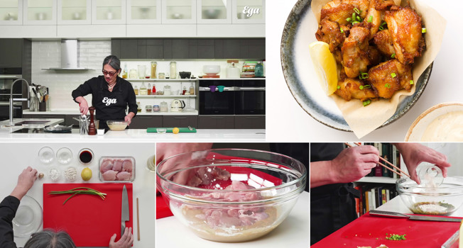 Как приготовить курицу по-японски (карааге) фото