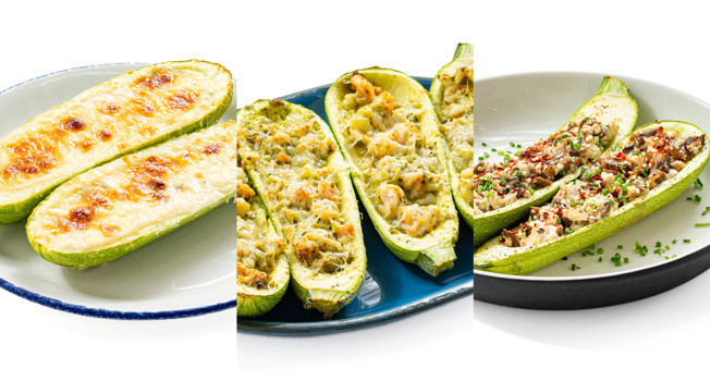 Как приготовить лодочки из кабачков фото