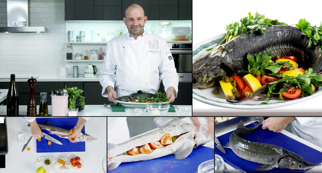 Как приготовить осетра фото