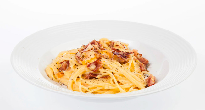 Как приготовить пасту карбонара дома фото