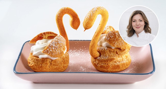 Как приготовить пирожные «Лебеди» фото