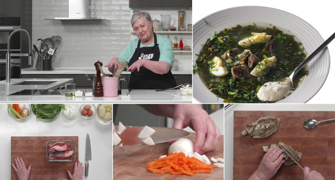 Как приготовить зеленые щи фото