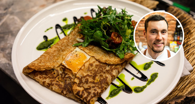 Как сделать галеты, бретонские блины с начинкой фото