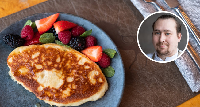 Как сделать оладьи на дрожжах фото