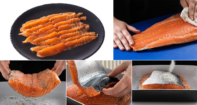 Как засолить семгу фото