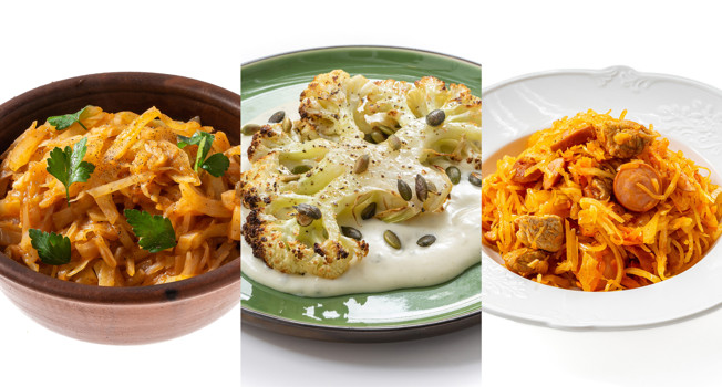 Капуста на сковороде фото