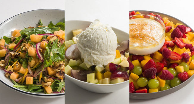 Легкие фруктовые салаты фото