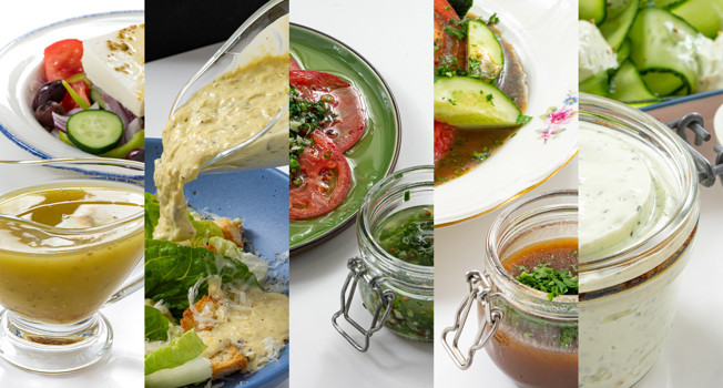 Легкие заправки для салатов фото