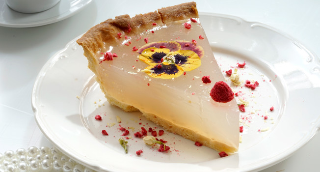 Лимонный тарт с хрустальным желе на 8 Марта фото