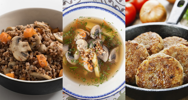 Лучшие рецепты гречки с грибами фото