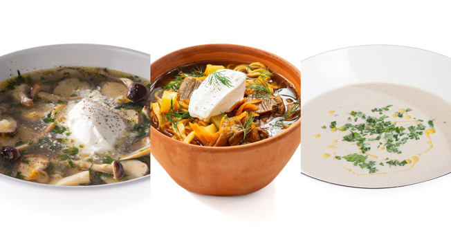 Лучшие рецепты грибных супов фото