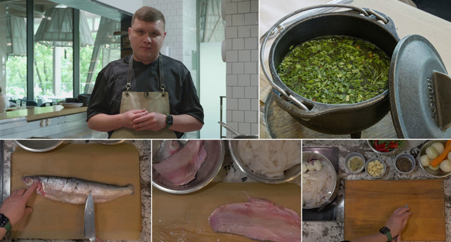 Настоящая сибирская уха фото