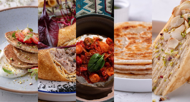 Необычные блины фото