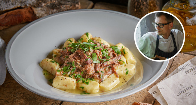 Ньокки с томленой уткой Сергея Носова фото