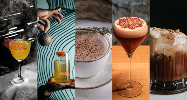 Новогодние коктейли фото