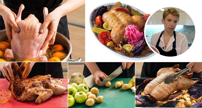 Новогодняя утка Натальи Березовой  фото