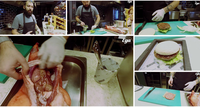 Нутрия и бургер из нее фото